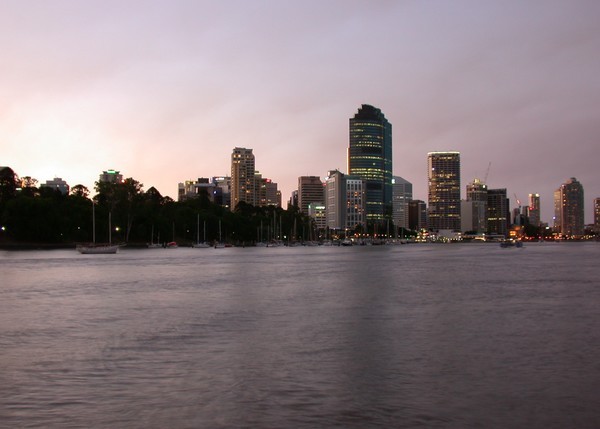 Skyline At Sunset